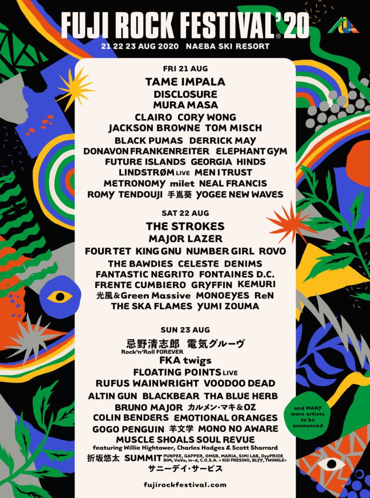 2020 04 02 Fuji Rock Festival Full Poster