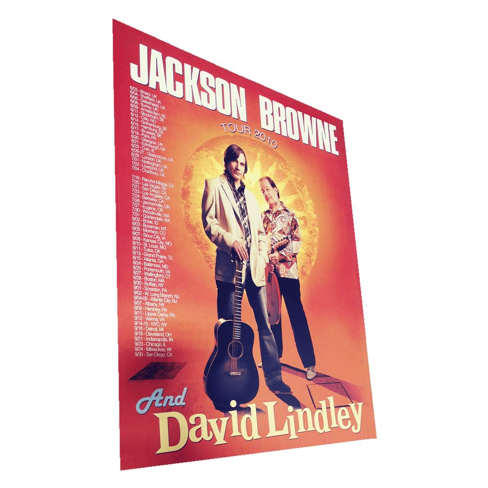 Jackson Browne and David Lindley Tour Poster [2010]